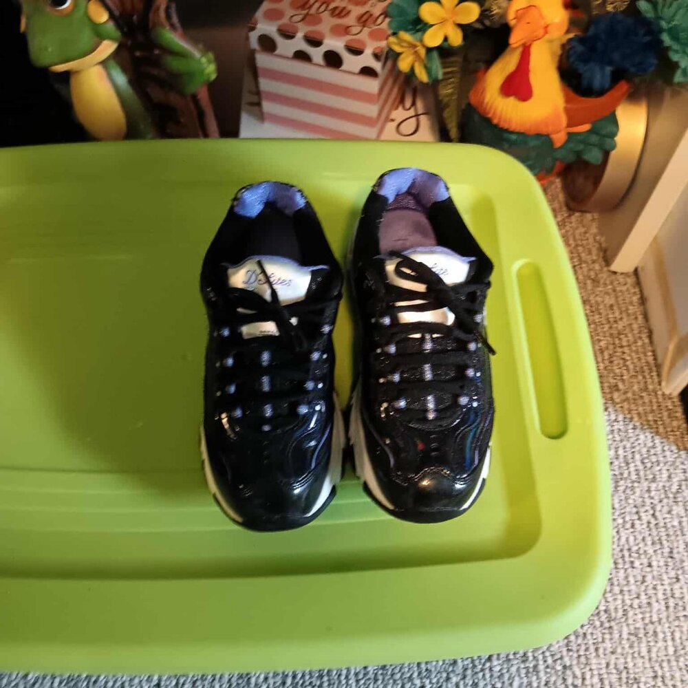 Skechers Black Athletic Shoes